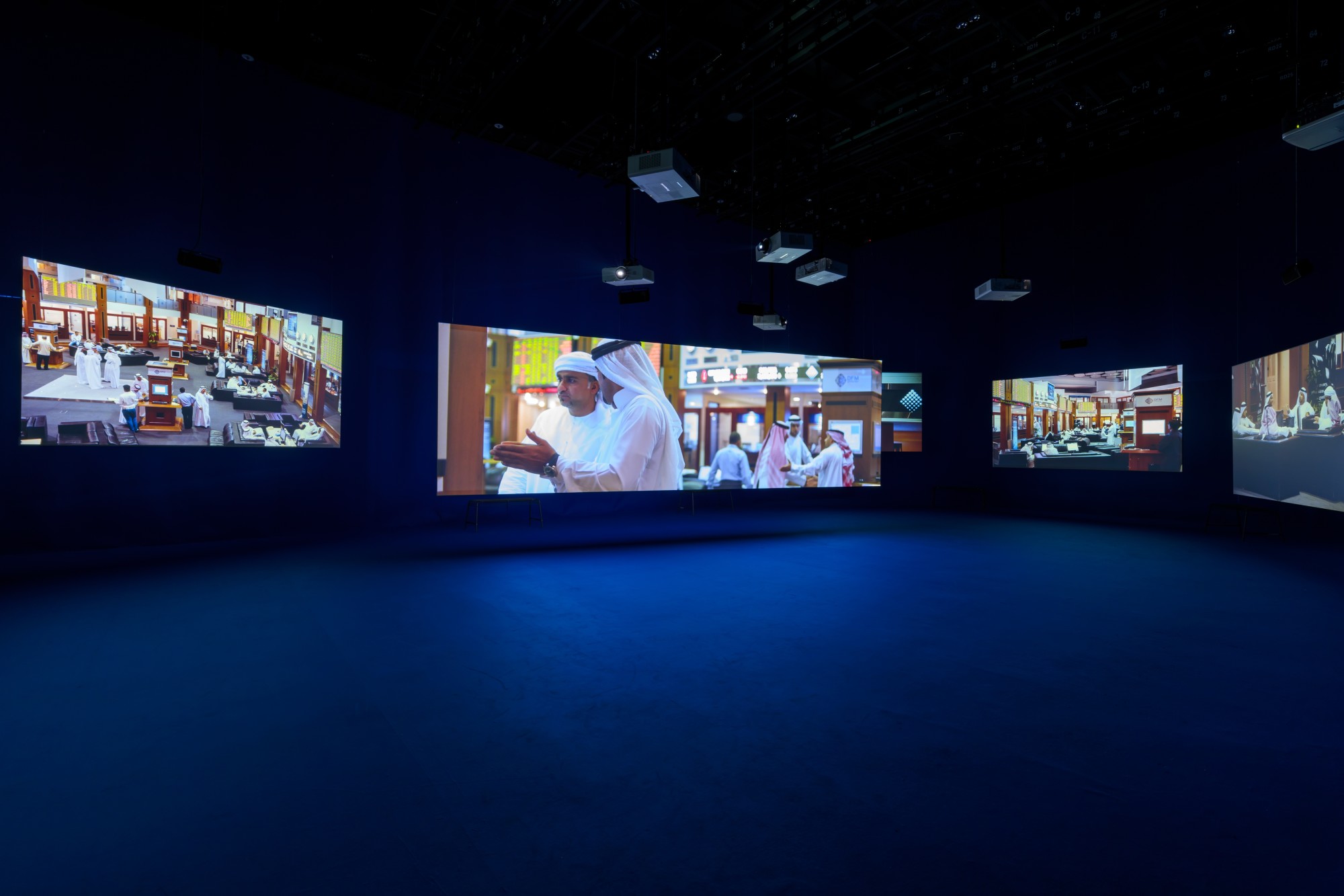 PLAYTIME. PLATFORM-L CONTEMPORARY ART CENTER, SEOUL, 2017  Seven screen ultra high definition video installation with 7.1 surround sound, 66'57"