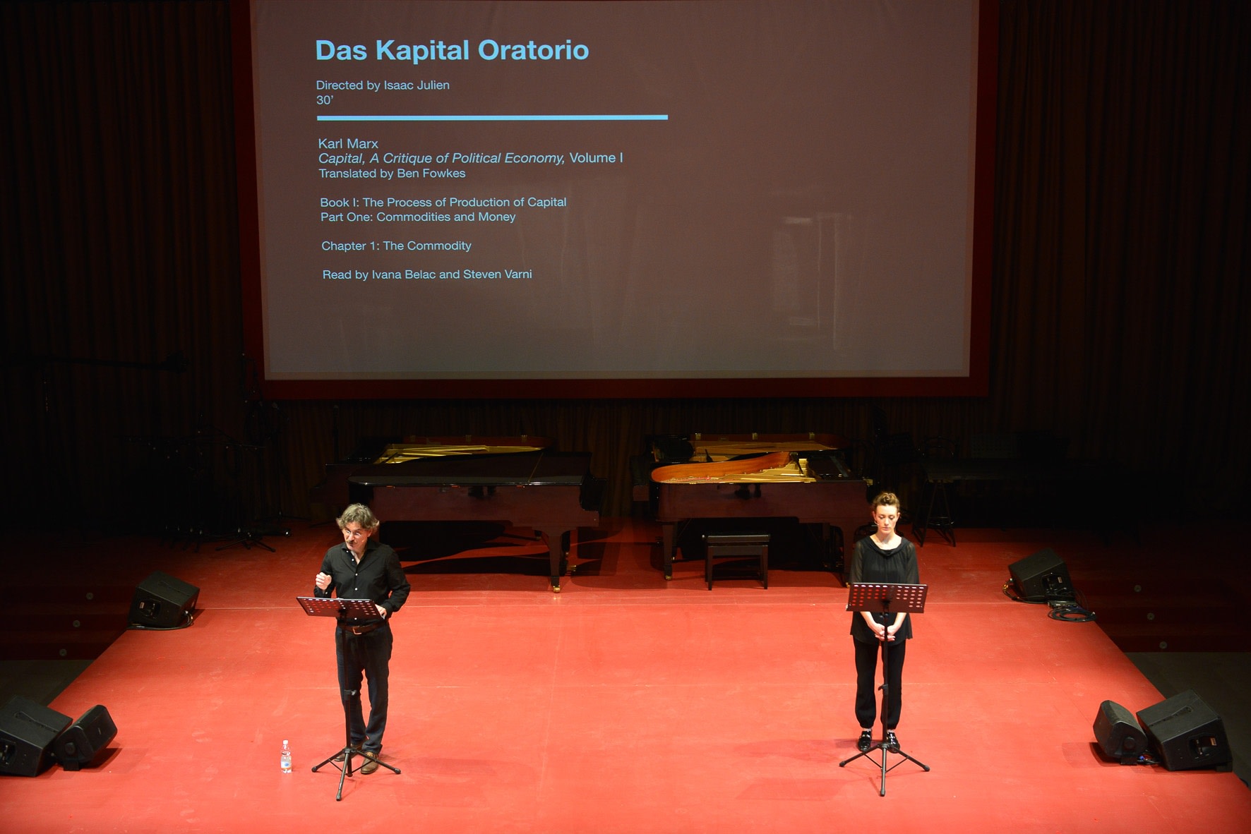 DAS KAPITAL ORATORIO, Venice Biennale, 2015  Seven-month live reading of Karl Marx's Das Kapital (1867-1894)