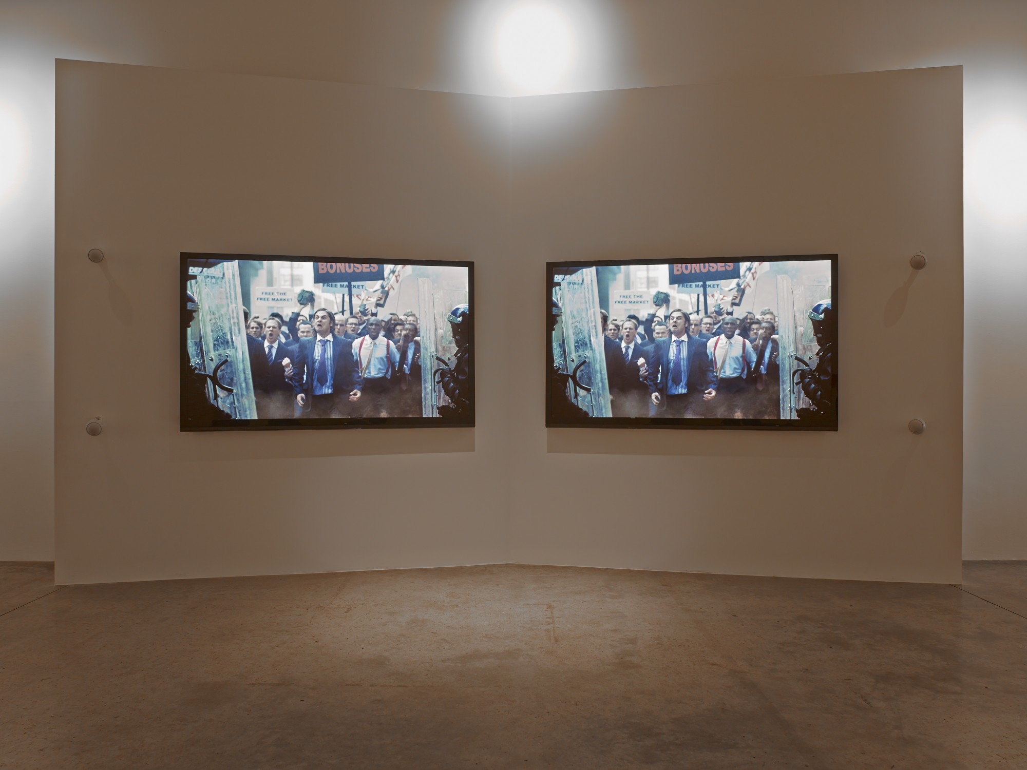 Isaac Julien: Playtime. Victoria Miro, London, 2014  31'16'', two-screen high definition video installation, colour, stereo