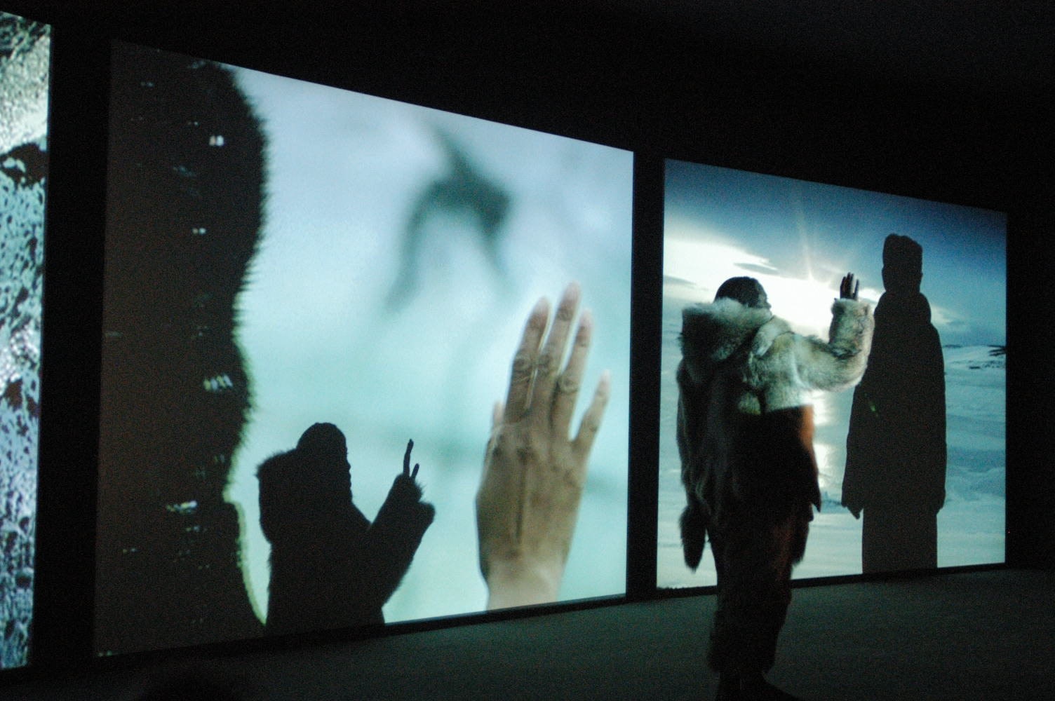 Cast No Shadow. Isaac Julien & Russell Maliphant. Film projection and performance.  A PERFORMA Commission with Sadler's Wells for PERFORMA07 at the BAM 25th Next Wave Festival. New York and London, 2007