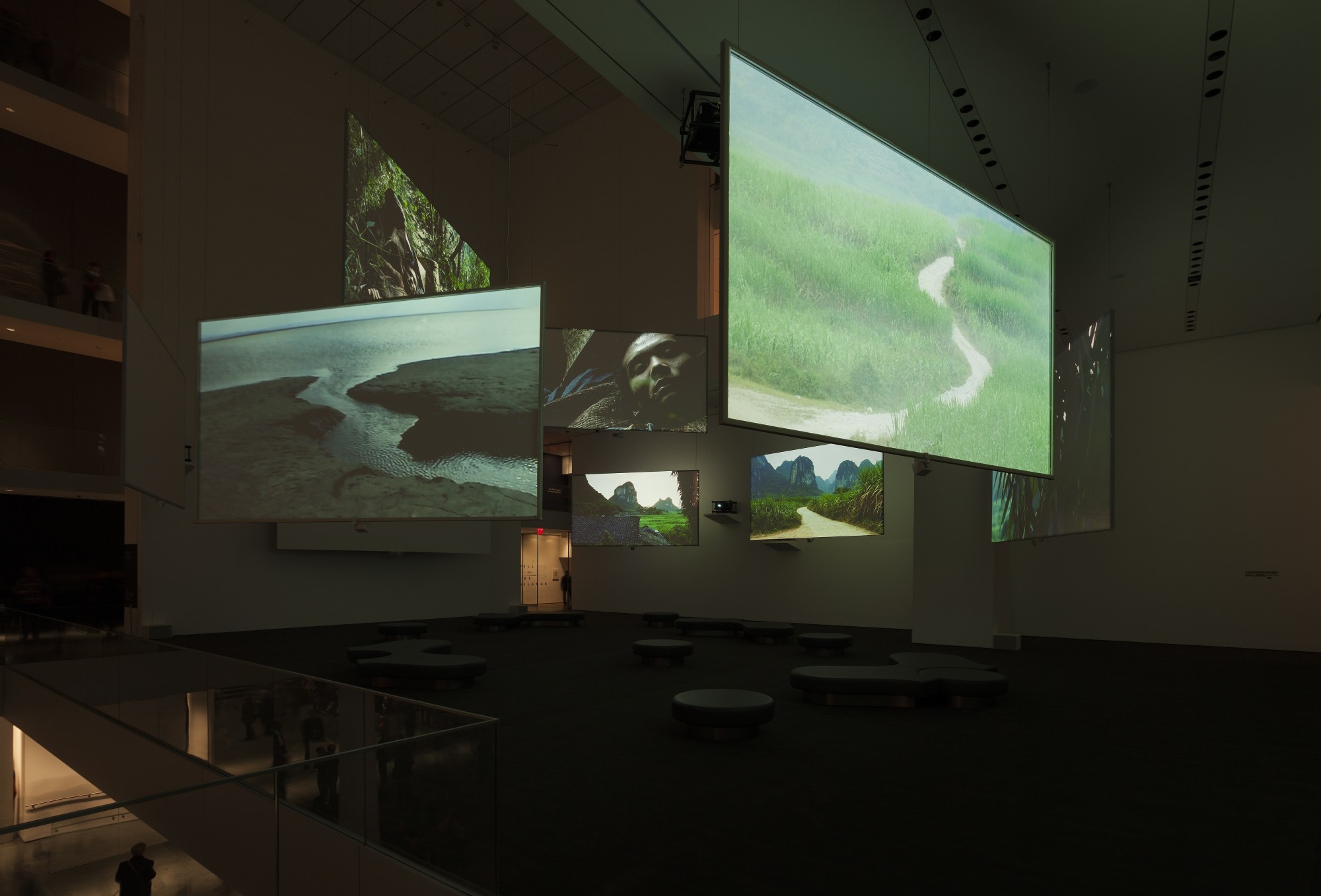 Isaac Julien: Ten Thousand Waves. The Museum of Modern Art (MoMA), New York, 2013-14  49'41'', nine-screen installation, 35mm film transferred to digital, colour, 9.2 sound